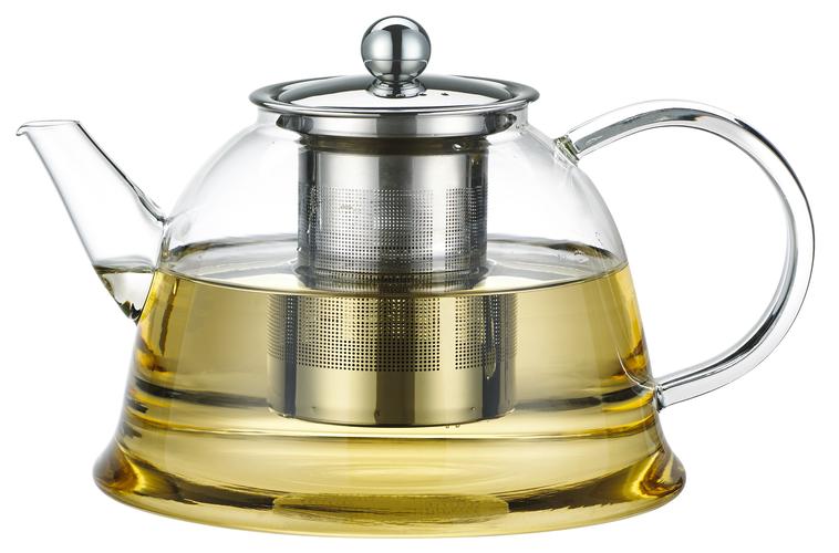 饮具 咖啡和茶具套装    产品名称 工厂批发手工玻璃茶壶咖啡河与